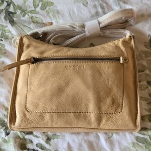 NWT American Leather Chadron bag in Sand Smooth